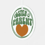 Retro Metal Ornament - Pet Foster Parent (Voorkant links)