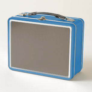 Retro metalen lunchbox Koele minimalistische sti