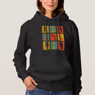 Retro metalen sonde hoodie