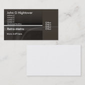 Retro Metro Collectie Visitekaartje (Voorkant / Achterkant)