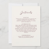 Retro Mexicaans Terrein Bloeiende Mandala bruiloft Kaart (Achterkant)