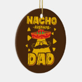 Retro Mexicaanse vader voor Nacho Lovers vaderdag Keramisch Ornament (Rechts)
