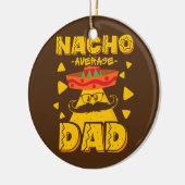 Retro Mexicaanse vader voor Nacho Lovers vaderdag Keramisch Ornament (Links)