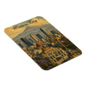 Retro Mexico Stad CDMX Reis Magneet (Rechterzijde)