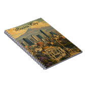 Retro Mexico Stad CDMX Reis Notitieboek (Rechterzijde)