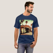Retro | Miami Beach | Surf Winkelen | Unisex | T-s T-shirt (Voorkant volledig)
