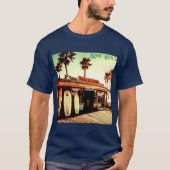 Retro | Miami Beach | Surf Winkelen | Unisex | T-s T-shirt (Voorkant)