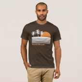 Retro Miami Beach T-Shirt (Voorkant volledig)