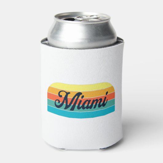 Retro Miami Blikjeskoeler (Blikje Voorkant)