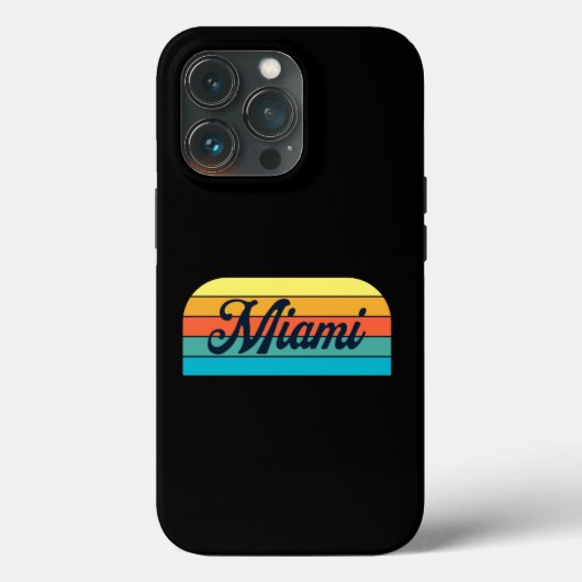 Retro Miami Case-Mate iPhone Case (Achterkant)