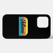 Retro Miami Case-Mate iPhone Case (Achterkant (horizontaal))