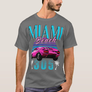 Retro Miami Florida 305 T-shirt