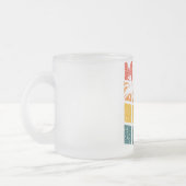 Retro Miami Florida Beach Souvenir Palm Tree 80's Matglas Koffiemok (Links)