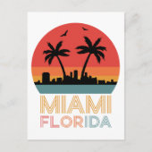 Retro Miami Florida Briefkaart (Voorkant)