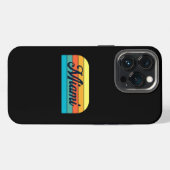 Retro Miami iPhone Hoesje (Achterkant horizontaal)