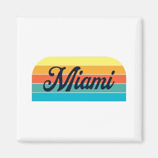 Retro Miami Magneet (Voorkant)