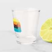 Retro Miami Shot Glas (Rechts)