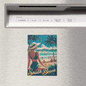  Retro Miami South Beach Art Magneet (Insitu (Vaatwasser))