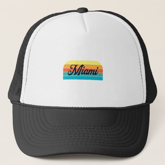 Retro Miami Trucker Pet (Voorkant)