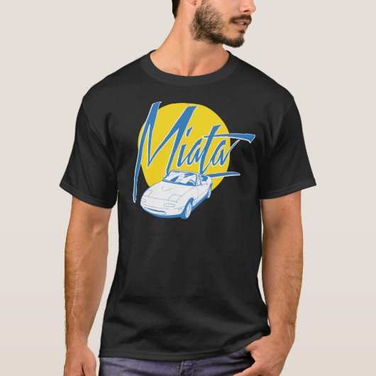 Retro Miata-T-shirt T-shirt (Voorkant)