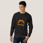 Retro Michigan Woud Trui (Voorkant volledig)