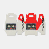 Retro Micro Audiotape 50th Birthday Dank u GFB Bedankdoosjes (Uitgevouwen)