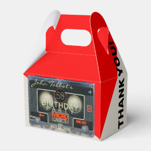 Retro Micro Audiotape 50th Birthday Dank u GFB Bedankdoosjes