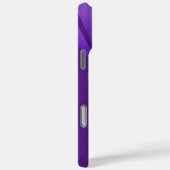 Retro microfoon aangepaste naam paarse afbeelding Case-Mate iPhone case (Achterkant / Rechts)