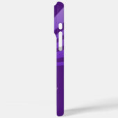 Retro microfoon aangepaste naam paarse afbeelding Case-Mate iPhone case (Achterkant / Links)