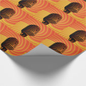 Retro Microfoon aangepaste verpakking papier (Hoek)