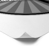 Retro microfoon grafisch poster (Hoek)