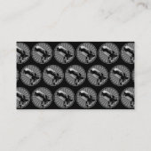 Retro microfoon grafisch visitekaartje (Achterkant)