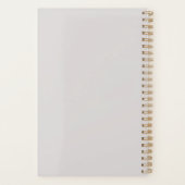 Retro microfoon wanneer woorden niet goed praten planner (Achterkant)