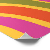 Retro Mid Century Abstract Poster (Hoek)