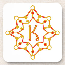 Retro Mid-Century Design gepersonaliseerd Bier Onderzetter