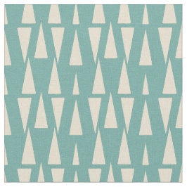 Retro Mid Century Geometric Patroon Stof