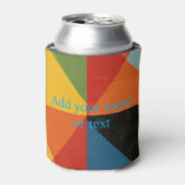 Retro Mid-Century Geometrisch Kleurblok Custom Blikjeskoeler (Blikje Voorkant)