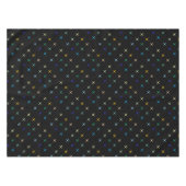Retro Mid Century Geometrische sterren Art Design Tafelkleed (Voorkant (Horizontaal))