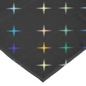 Retro Mid Century Geometrische sterren Art Design Tafelkleed (Gekanteld)