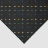 Retro Mid Century Geometrische sterren Art Design Tissuepapier (Detail)