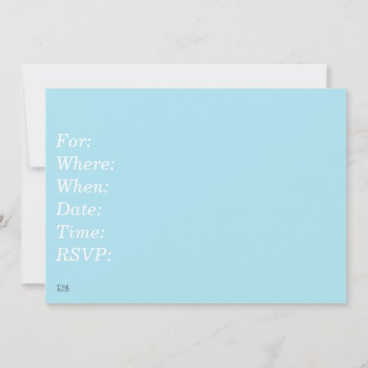 Retro Mid-Century Inspired Pool Party 1950's Theme Kaart (Achterkant)