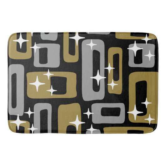 Retro Mid Century Modern Abstract Badmat (Voorkant)