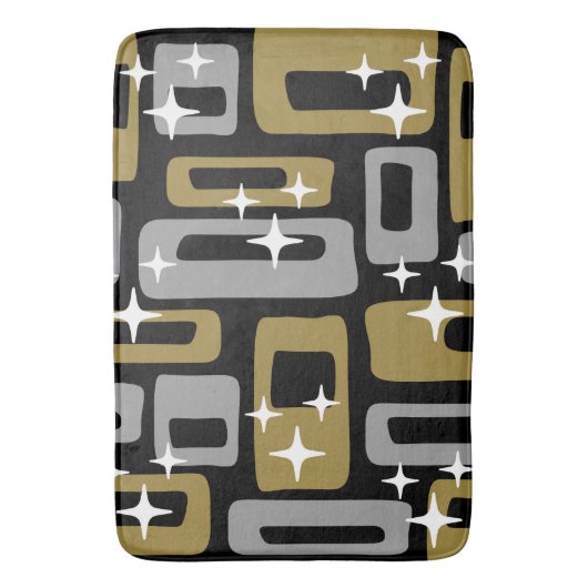 Retro Mid Century Modern Abstract Badmat (Voorkant Verticaal)
