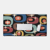 Retro Mid Century Modern Abstract Bureaumat (Keyboard & Muis)