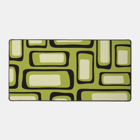 Retro Mid Century Modern Abstract Bureaumat (Voorkant)