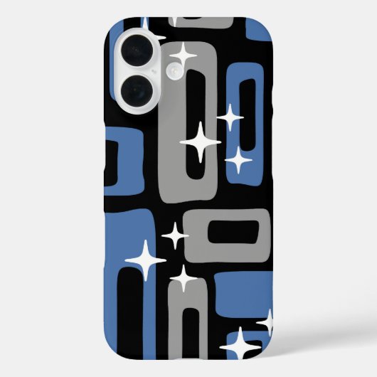 Retro Mid Century Modern Abstract Case-Mate iPhone Case (Achterkant)