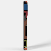 Retro Mid Century Modern Abstract Case-Mate iPhone Case (Achterkant / Rechts)