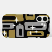 Retro Mid Century Modern Abstract Case-Mate iPhone Case (Achterkant (horizontaal))