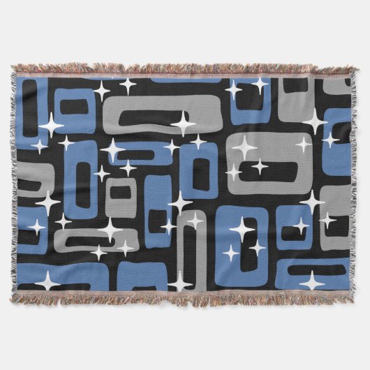 Retro Mid Century Modern Abstract Deken (Voorkant)
