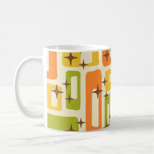 Retro Mid Century Modern Abstract Koffiemok
